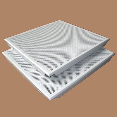 Buy Perforated Aluminum Ceiling Panels 300x300mm Tiles For Ceiling Decoration online manufacture