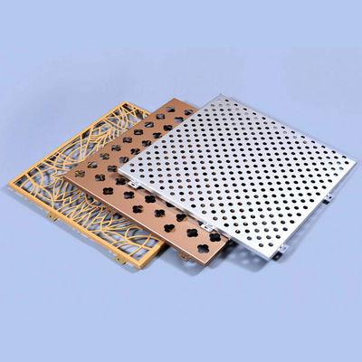 Buy Durable Aluminum Curtain Wall Panels Metallic Color PVDF / Powder Coating online manufacture