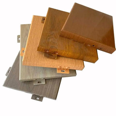 Buy Aluminum Curtain Wall Panels 1.0mm-6.0mm Aluminium Wooden Sheet For Facade Decoration online manufacture