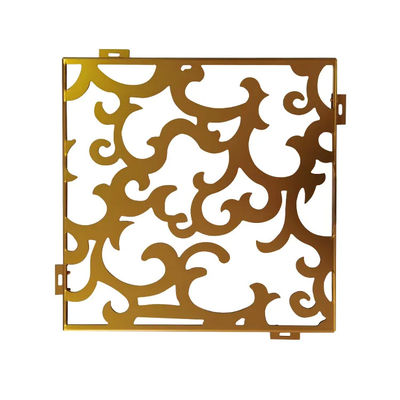 Buy Custom Laser Cut Aluminum Panels , Perforated Metal Panels Decorative online manufacture