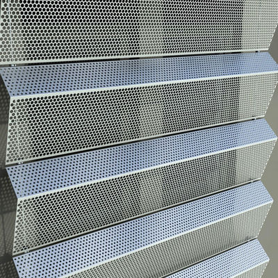 Buy Perforated Corrugated Aluminum Sheet Plate Panel Customized online manufacture