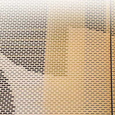 Buy 1.5mm - 3mm Perforated Aluminum Decorative Wall Panel Chemical Resistance online manufacture