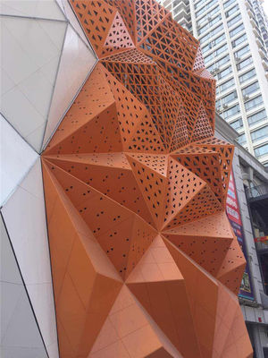 Buy Bespoke 3D Aluminum Wall Panel For Modern Building Exterior Decoration online manufacture