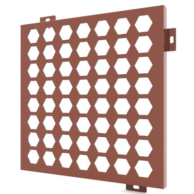 Buy Perforated Metal Sheet Aluminum Cladding Panels For Curtain Wall Or Ceiling Decoration online manufacture