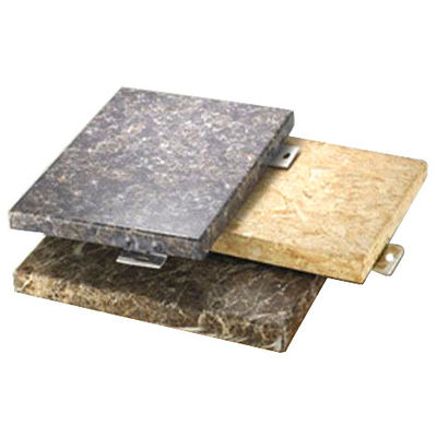Buy Customized Aluminum Cladding Panels With Artificial Marble Color For Interior Or Exterior Decoration online manufacture