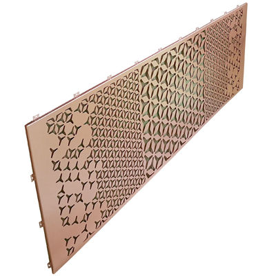 Buy A3003 Alloy Grade Laser Cut Perforated Aluminum Sheets With Customizable Perforations Or Patterns For Partiton Screen Or Corridor Decoration online manufacture