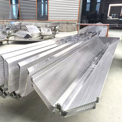 Buy Stylish Perforated Aluminium Cladding Or Ceiling Panels Customizable Laser Cut Or CNC Punched Patterns Or Perforations online manufacture