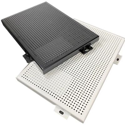 Architectural Perforated Metal Panels Round Hole Aluminum Perforated Sheet