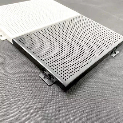 PVDF Coating Perforated Aluminum Sheets For Exterior Wall Decoration / Cladding