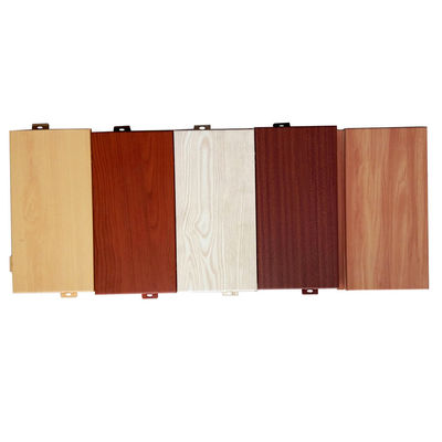 Good Thermal Insulation Aluminum Sheet , Soundproof Aluminium Wood Panel