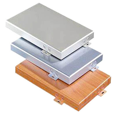 Durable Lightweight Aluminum Wall Panels For Wall / Ceiling Decoration