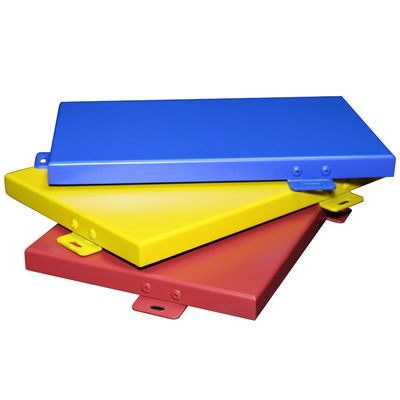 Prefabricated Aluminum Wall Panels Lightweight For Ready Installation Of Curtain Walls