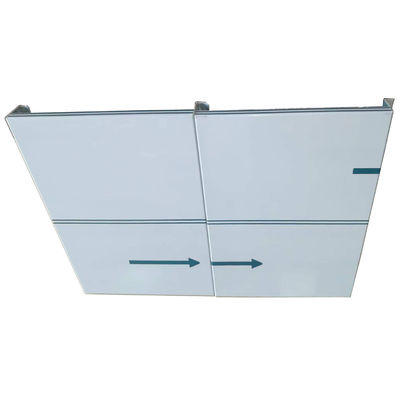 Building Corrugated Aluminum Panels , Flat Aluminum Panels For Suspension Ceiling Decoration