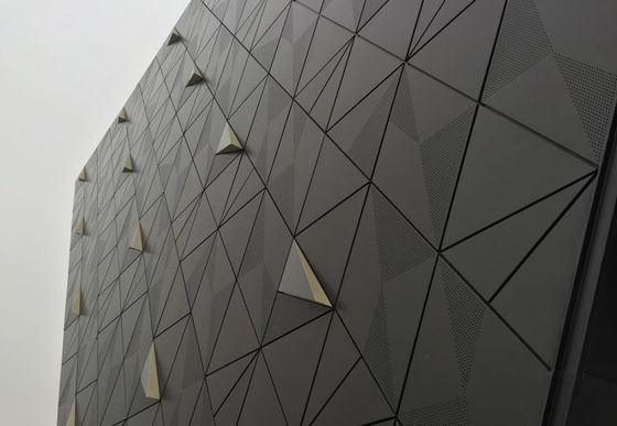 Perforation Expanded Metal Mesh For Facade Net Cladding Metal Mesh Sheet Expanded Mesh Metal Curtain Fasade Panel