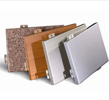 Aluminum Veneer Plank Plate Aluminum PVDF Coating Panel For Exterior Wall Cladding Wood Grain Aluminum Panels