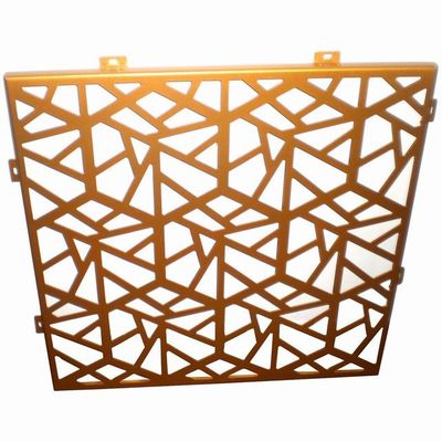 Durable Golden Quality Perforated Aluminium Panel For Screen Curtain Wall Cladding And Decoration