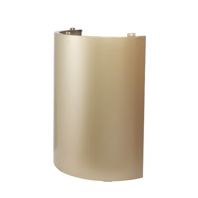 Curved Semi-circle Aluminum Panel Customized For Building Column Or Pillar Envelope Decoration