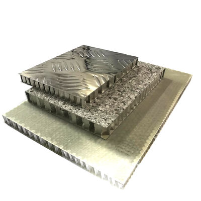 Floor Appicable Embossed Aluminum Honeycomb Composite Panels 5mm To 50mm