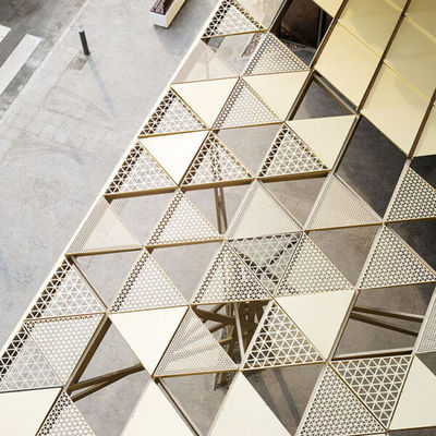Premium Quality Perforated Aluminum Sheets With High Corrosion Resistance And Customizable Designs For Facade Cladding