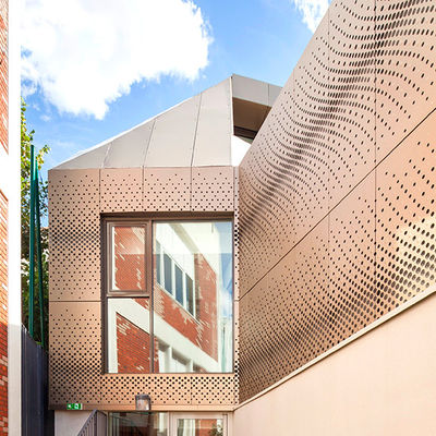 A1100 A3003 Aluminium Panels Flat Curved Or Hyperboilc Surfaces For Facade Decoration